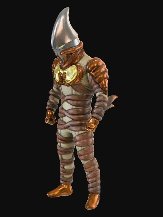 3D model for Cone-Armor Guardian