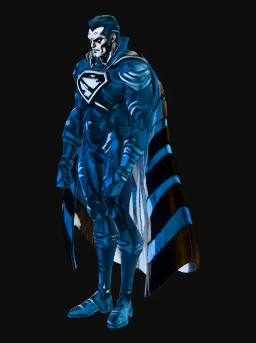 3D model for Hero in Blue Suit