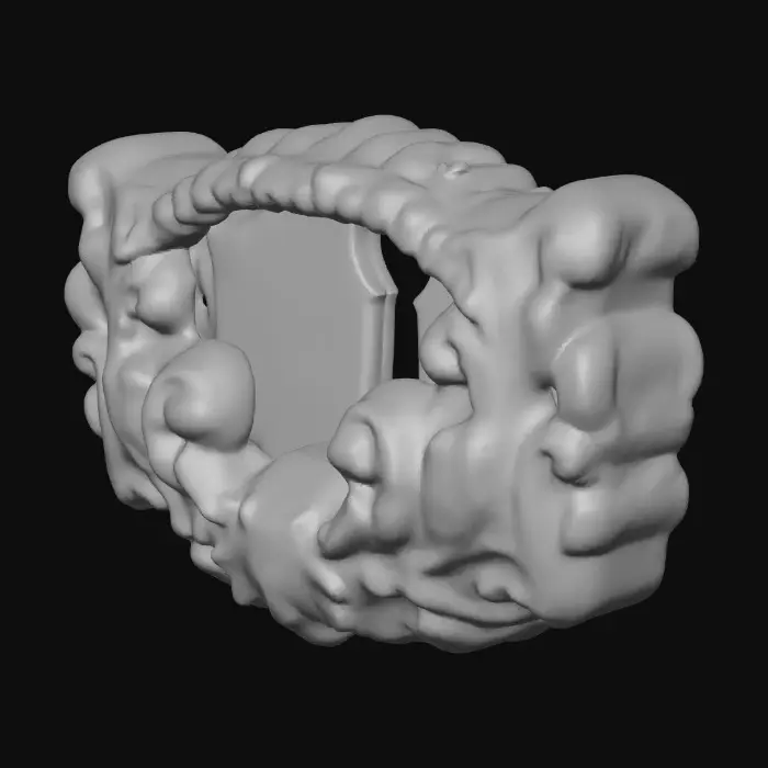 3D model for Ornate Keyhole Plate