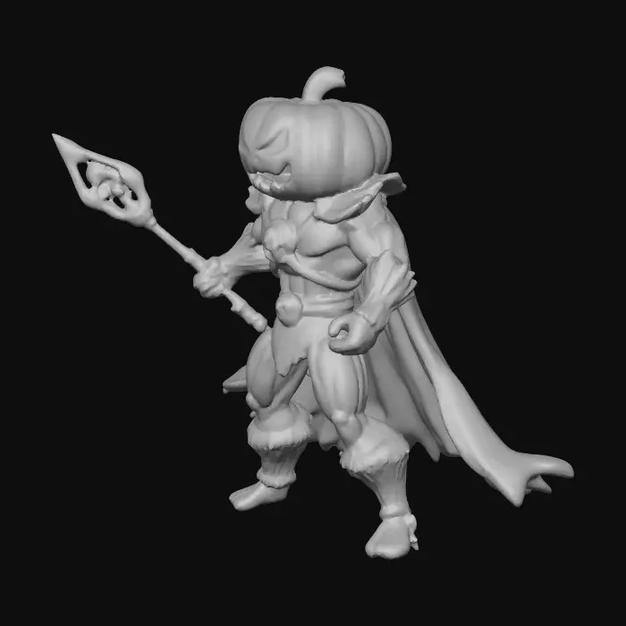 3D model for Pumpkin Warrior