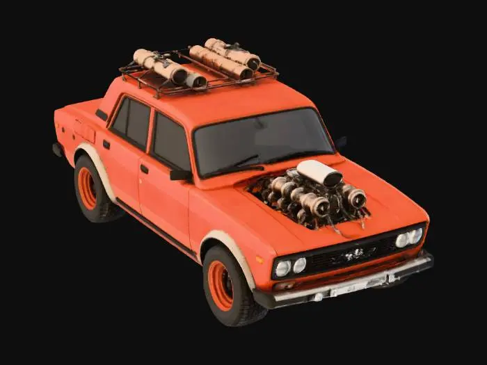 3D model for Turbo Lada Cruiser