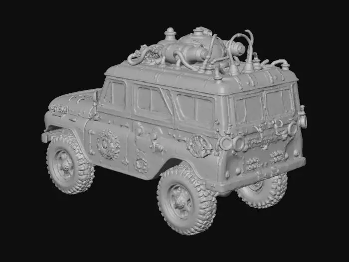 3D model for UAZ Steampunk