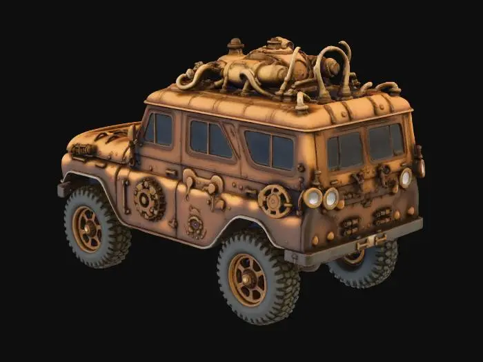 3D model for UAZ Steampunk