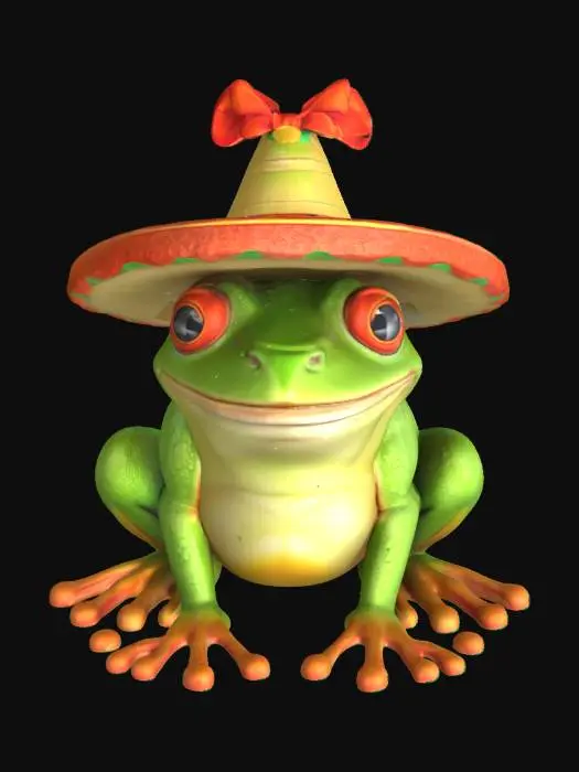 3D model for Fiesta Frog