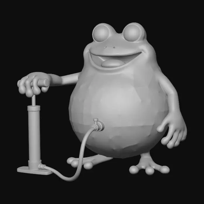 3D model for Frog Inflate