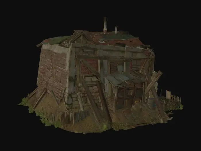 3D model for Crumbling Sheriff's Office