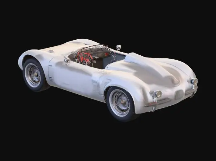 3D model for Racecar on a Mountain Road