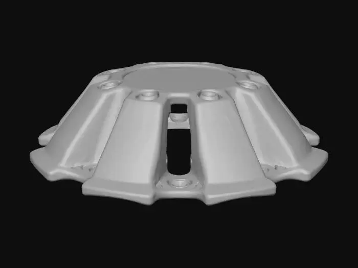 3D model for Wheel Hub Cap Design