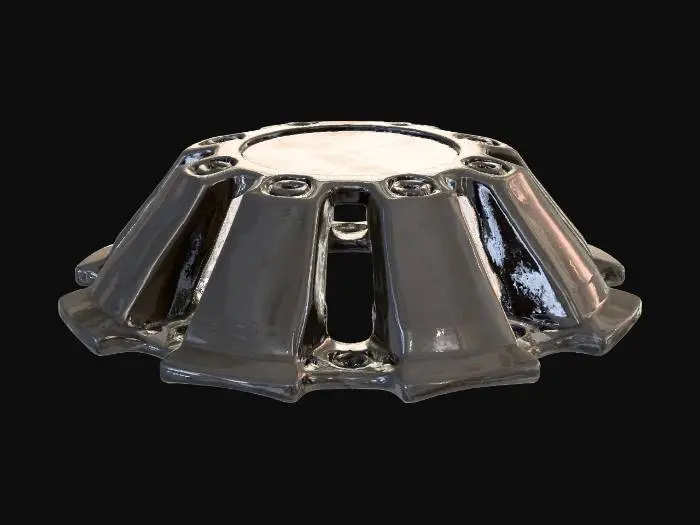 3D model for Wheel Hub Cap Design