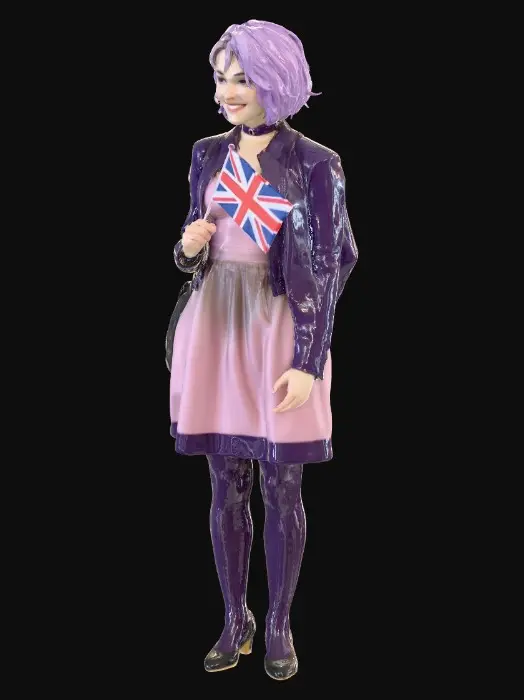 3D model for Purple Pride in London