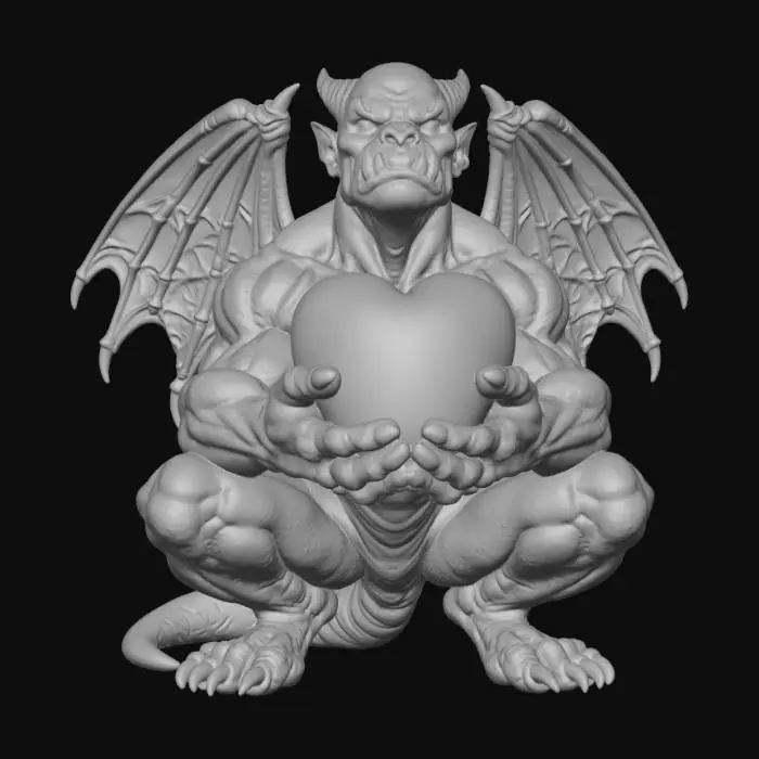 3D model for Guardian of the Heart