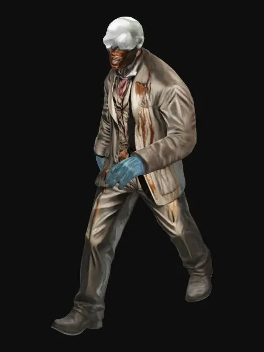 3D model for Demon train conductor