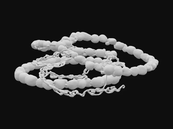 3D model for doğal taşlarla oluşturulmuş bileklikler