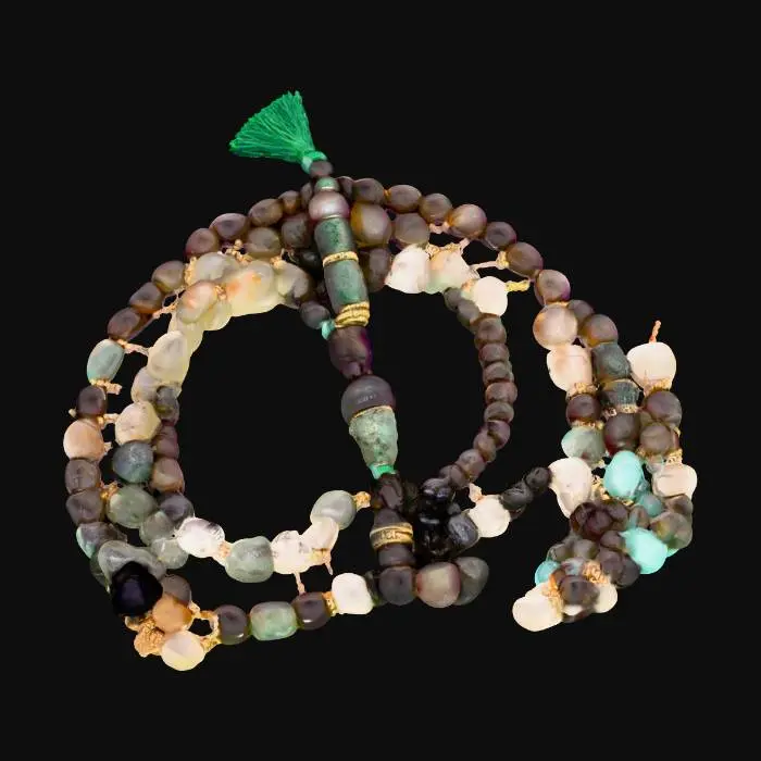 3D model for doğal taşlarla oluşturulmuş tespihler