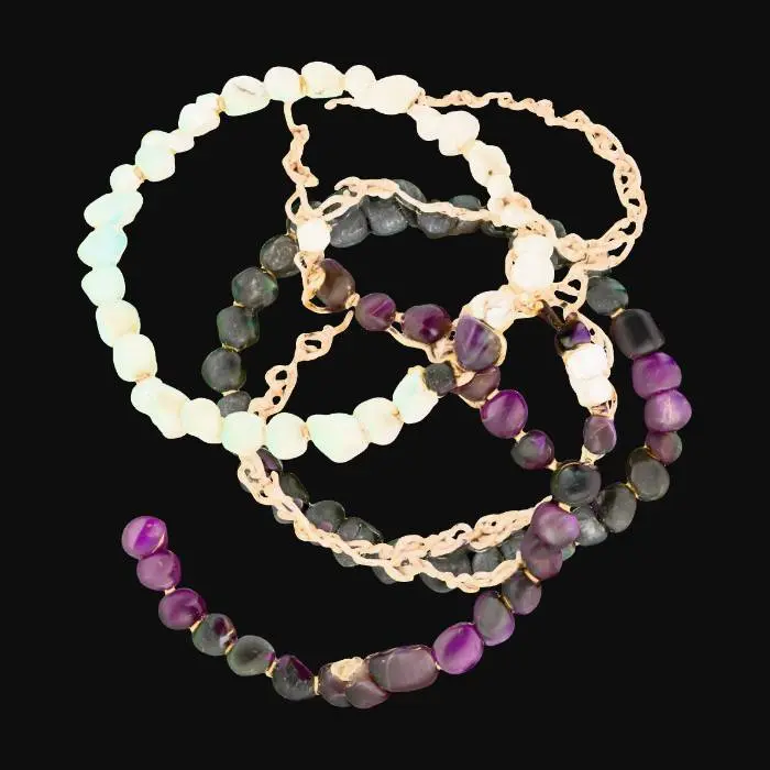 3D model for doğal taşlarla oluşturulmuş bileklikler