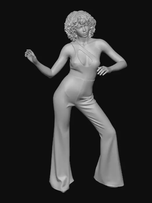 3D model for Violet Sequin Swirl
