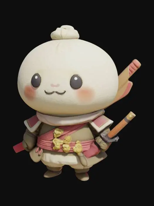 3D model for 小笼包战士