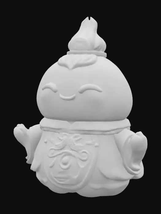 3D model for Charming Spirit, dumpling #AroundTheWorld#