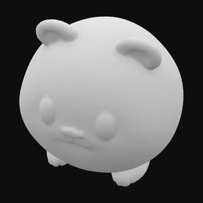 3D model for Chonky Hamster