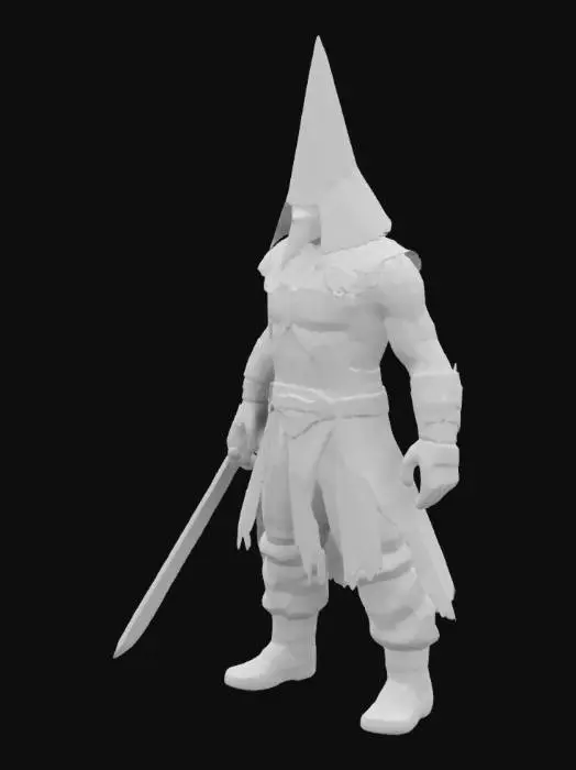 3D model for Conehead Warrior