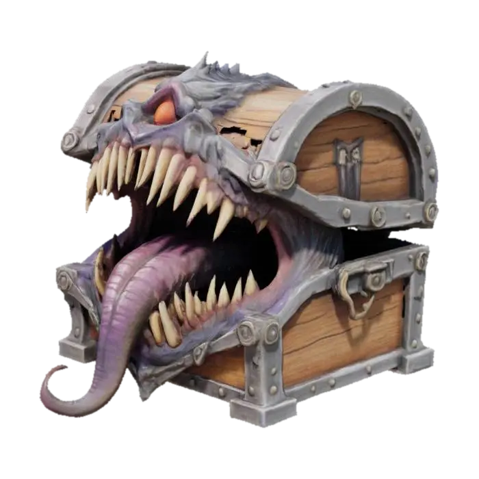 Kensei的Mimic's Curse — 使用 Meshy AI 3D 生成器制作，免费下载 FBX OBJ GLB STL