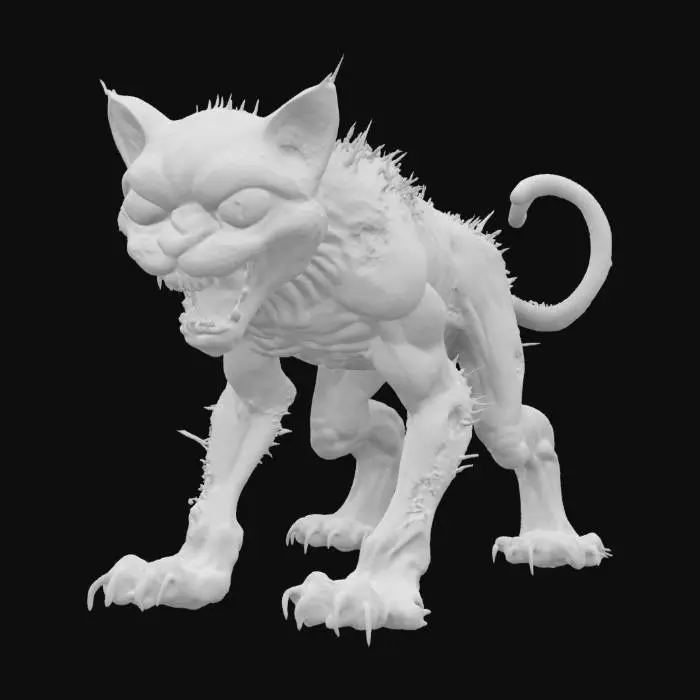 3D model for Spiked Feline Fury
