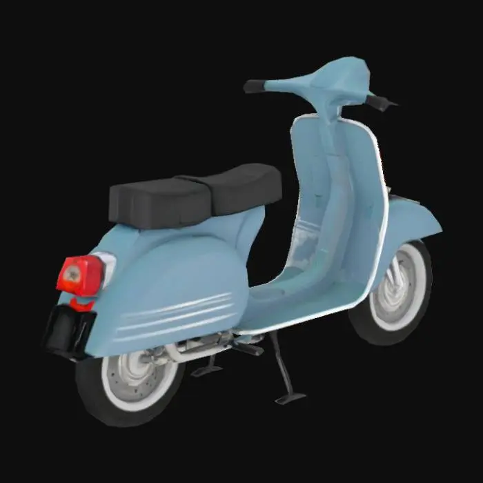 3D model for moped with no wheels