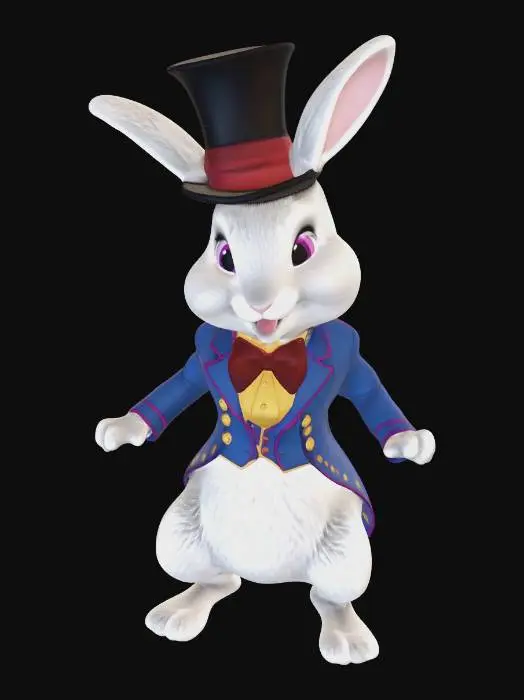 3D model for Hoppy the Magician Rabbit, #EasterEgg2026#