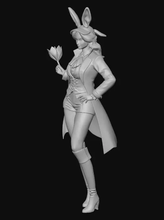 3D model for Azure Bunny Magician, #EasterEgg2026#