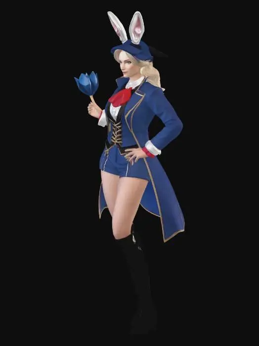 3D model for Azure Bunny Magician, #EasterEgg2026#