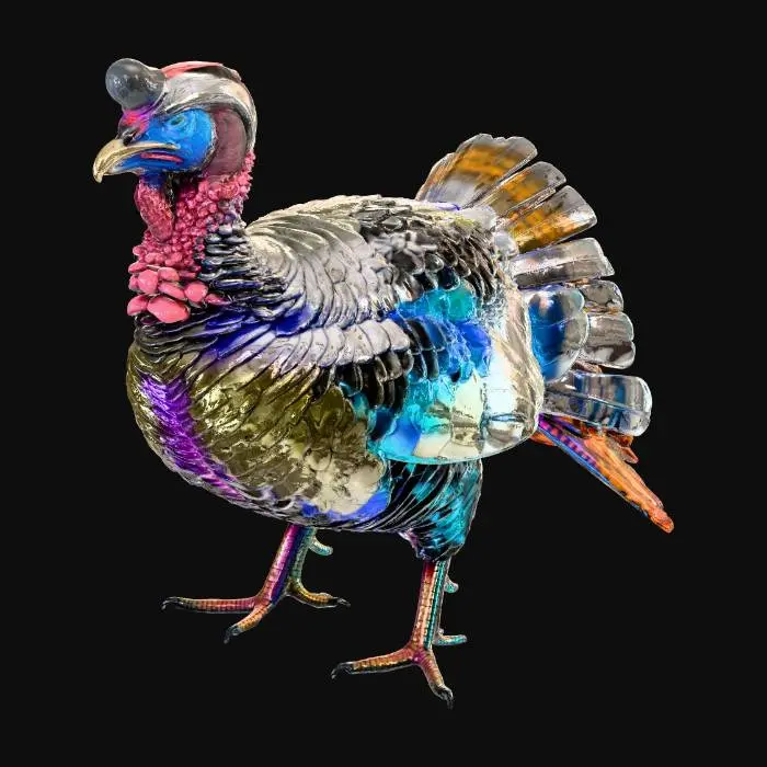 3D model for Cyber Turkey , #Thanksgiving#