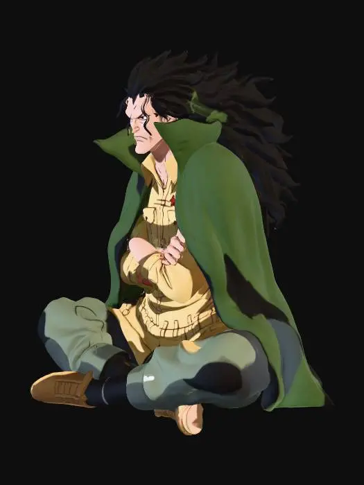 3D model for The Waiting Warrior