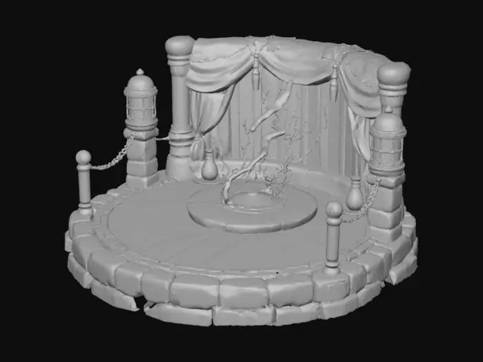 3D model for Time Warp Stage, #Christmas2025#