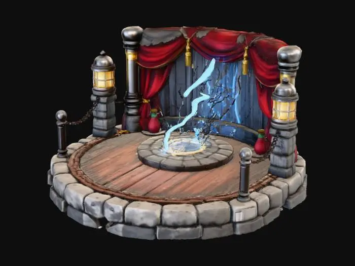 3D model for Time Warp Stage, #Christmas2025#