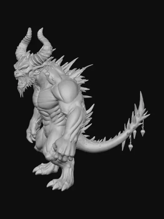 3D model for Beast of the Northern Lights, #Christmas2025#