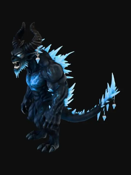 3D model for Beast of the Northern Lights, #Christmas2025#