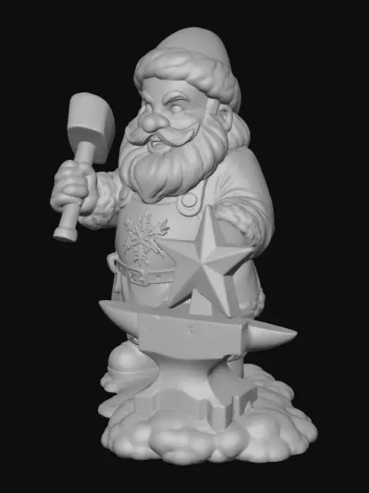 3D model for Santa's Star Forge, #Christmas2025#