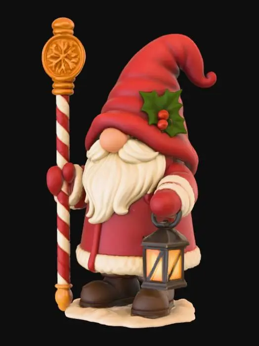 3D model for Christmas Guardian Gnome, #Christmas2025#