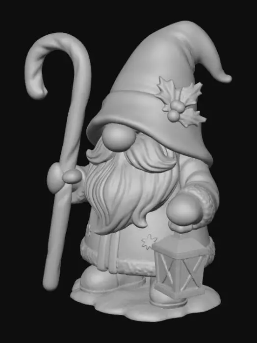 3D model for Christmas Guardian Gnome, #Christmas2025#