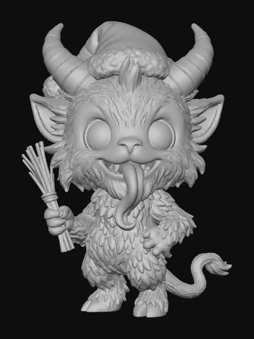 3D model for Cuddly Krampus, #Christmas2025#
