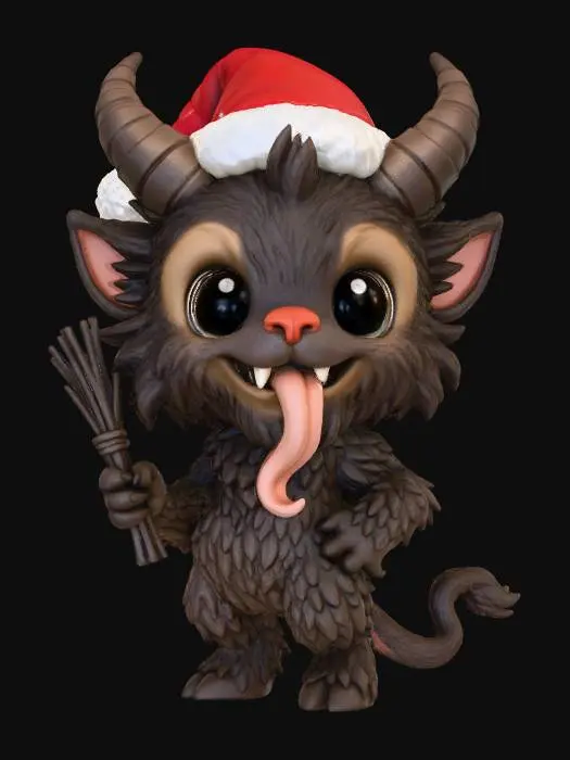 3D model for Cuddly Krampus, #Christmas2025#