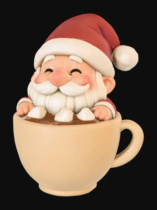 3D model for Santa's Cocoa Delight, #Christmas2025#