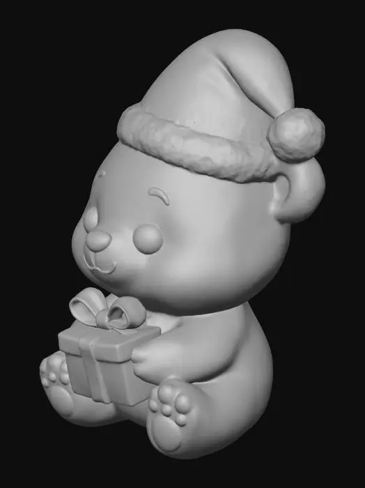 3D model for Cuddly Christmas Bear, #Christmas2025#