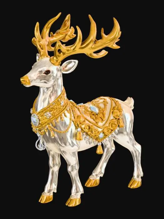 3D model for Golden Elegance, #Christmas2025#