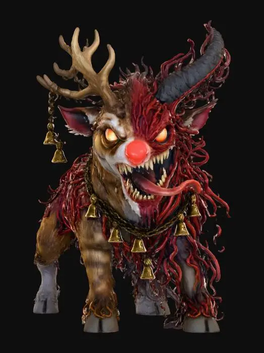 3D model for Infernal Reindeer, #Christmas2025#