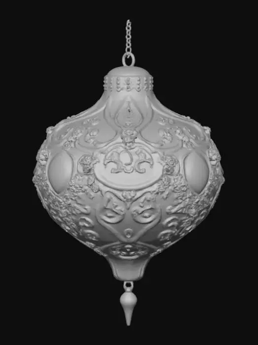 3D model for Ornate Bauble Splendor, #Christmas2025#