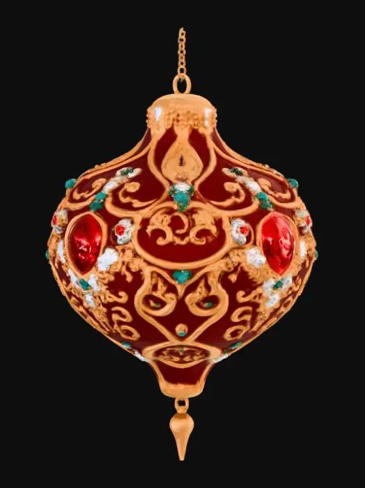 3D model for Ornate Bauble Splendor, #Christmas2025#