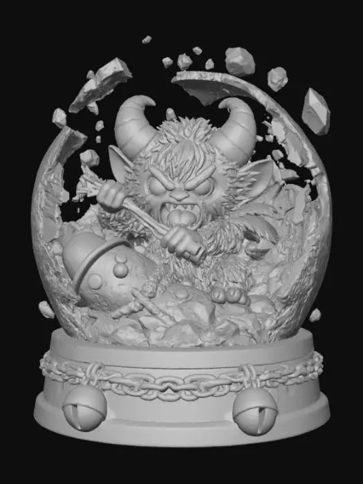 3D model for Krampus Unleashed, #Christmas2025#