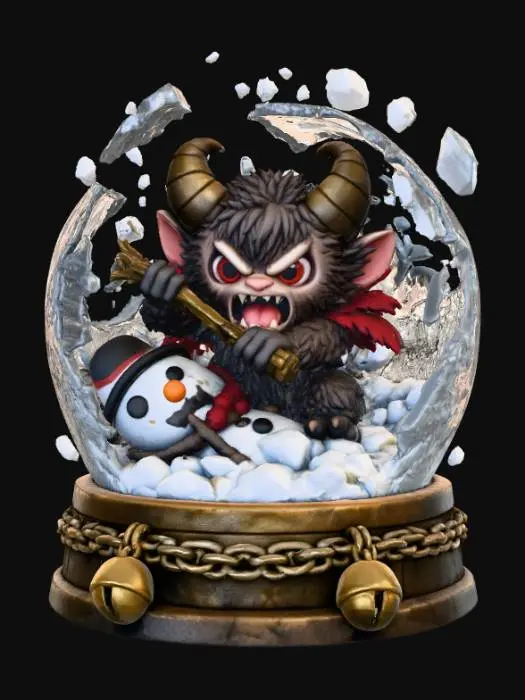 3D model for Krampus Unleashed, #Christmas2025#