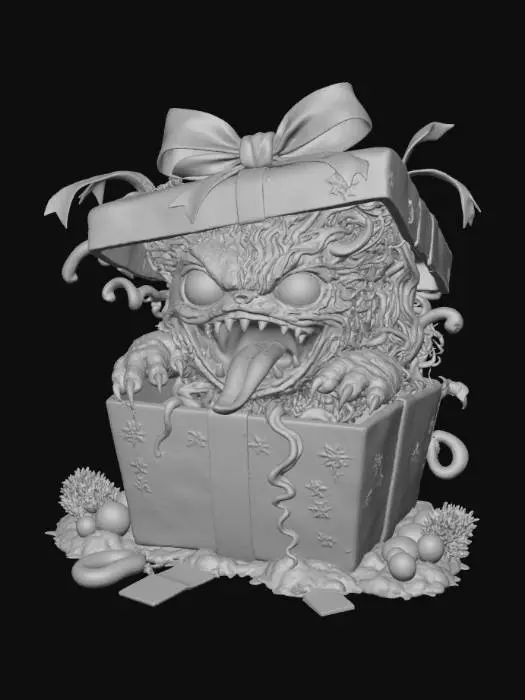 3D model for Holiday Surprise Monster, #Christmas2025#